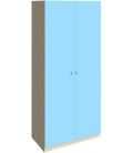 шкаф 60 Астра дуб молочный / голубой