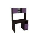 стол + надстройка стола Астра Венге / Фиолетовый