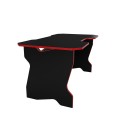 Геймерский стол 120 см чёрный / красный