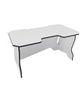 Геймерский стол 140 см белый / чёрный