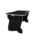 Геймерский стол 140 см чёрный / белый
