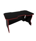 Геймерский стол 140 см чёрный / красный