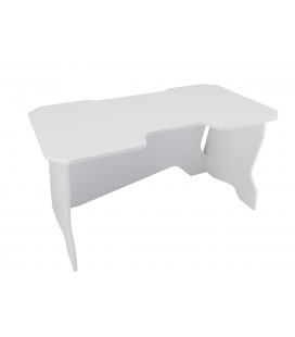 Геймерский стол 160 см белый / белый